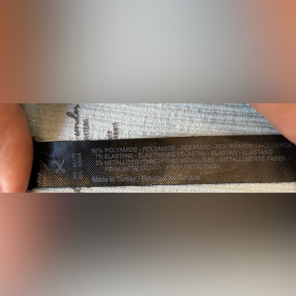 Out from under Urban Outfitters Seafoam bodysuit or swimsuit top women’s size L - Picture 5 of 5